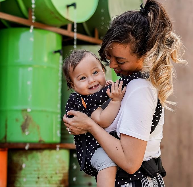 Beco Baby Carrier 8 Hybrid Newborn to Toddler Carrier (7-45lbs) - All in 1 Mesh Toddler Carrier - Baby Carrier Backpack, Front and Hip Carrier with Adjustable Seat - Cooling Ergonomic Carrier (Iris)