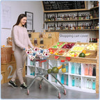 Car Seat Covers for Babies - Multi- use Nursing Carseat Canopy, Breastfeeding Covers, Baby Shower Gifts for Boys and Girls (Colourful Rose)