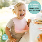 Loulou Lollipop Soft, Waterproof Silicone Feeding Bib