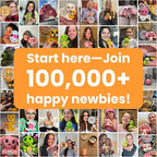 Cookie Box Crochet Kit for Beginners - Learn to Craft Amigurumi Stuffed Animals - Knitting Gift for Kids and Adults - Beginner-Friendly Yarn - Stitch-by-Stitch Video Tutorial - Bear Bruno