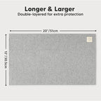 Organic Burp Cloths Baby Boy, Girl - 6-Pack Large Cotton Burping Cloths for Babies, Spit Up Rags, Super Absorbent, Ultra Soft Newborn Rag, Gender Neutral, Machine Washable, Durable (Neutrals)