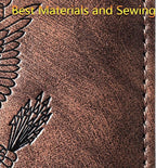 Passport Holder Cover Wallet Travel Essentials Leather Rfid Blocking Case Vacation Luggage Must Haves Travel Accessories for Men Women (120#Coffee)