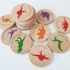 bee smart Wooden Memory Game - Matching Memory Game for Kids 3 and Up, 16Pcs | Educational Toy for Preschool Toddlers Board Games (Dinosaurs)