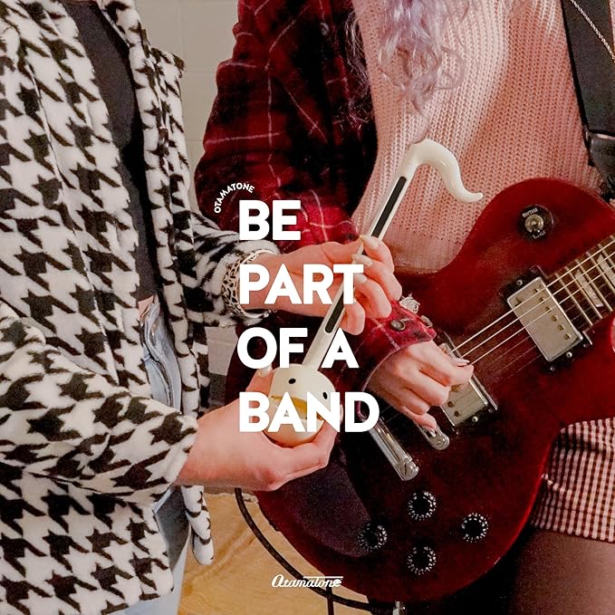 Otamatone Japanese Electronic Musical Instrument Portable Music Synthesizer from Japan by Maywa Denki Educational Fun Gift for Children, Teens & Adults - Black White Blue Set