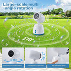 Rechargeble Bubble Machine, 270° Automatic-Rotating, 38000 Big Bubbles/min, 1000ml Large Bubble Tank, 2200mAh Battery, Bubble Maker for Kids Toddlers, Parties, Wedding, Birthday, Outdoor, White