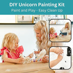 Unicorn Painting Kit for Girls - STEM Certified Unicorn Craft for Girls Ages 4-6 & up- Paint Your Own Arts and Crafts Includes 2 DIY Headbands & 8 Kids Painting Crafts for Fun Screen-Free Play