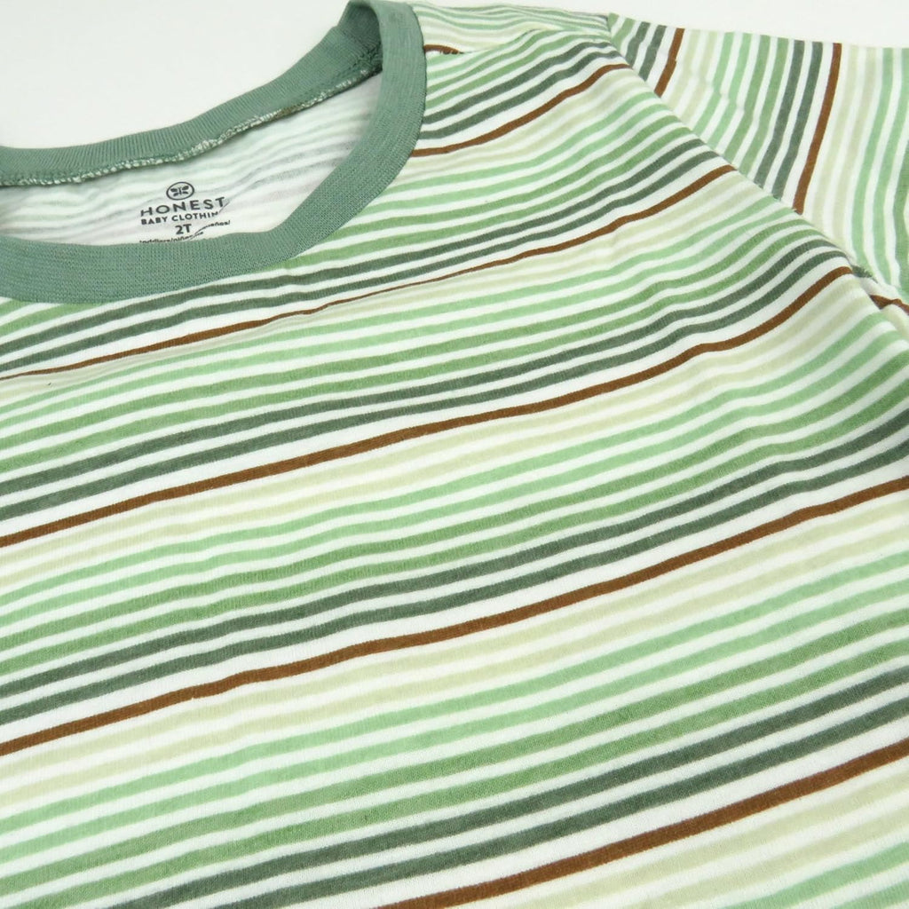 HonestBaby 5-Pack Short Sleeve T-Shirts 100% Organic Cotton Baby, Toddler, Little Kid, Boy, Girl, Unisex