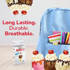 BioSwiss Bandages, Ice Cream Shaped Self Adhesive Bandage, Latex Free Sterile Wound Care, Fun First Aid Kit Supplies for Kids, 24 Count