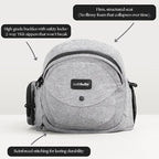 Tushbaby The Original Premium Quality Hip Seat Carrier – Safety-Certified Baby & Toddler Carrier with Secure Safety Buckles, No-Flimsy-Foam Design, Storage Pockets & Nursing Pillow. 0–3 yrs