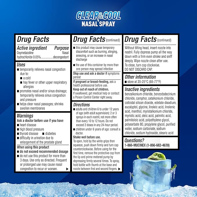 Mucinex Rapid+Clear Maximum Strength Day & Night Cold and Flu Medicine for Adults (20 caplets) + Sinus Pressure Relief Nasal Spray (0.75 oz), Over-The-Counter Medication Combo Pack for Symptom Relief