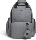 Huggies Signature Hug Pack Diaper Backpack, Dark Grey Heather, O/S