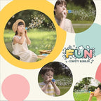 Uncle Bubble Blower for Kids and Toddlers, Mini Bubble Blower Makes Thousands of Bubbles Ease, Plastic Reduction Version