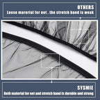 Baby Mosquito Net for Infant Car Seats,Infant Stroller and Bassinets, Carrier,Breathable with Elastic Netting for Easy Fitting, Portable Durable & Long Lasting Infant Insect Shield Netting (Black