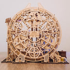 Wood Trick Wooden Marble Run Electric Motorized - 3D Wooden Puzzles for Adults and Kids to Build - 15x14 in - Roller Coaster Wooden Model Kits for Adults and Teens to Build