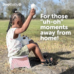 Jool Baby Portable Potty Training Chair with Travel Bag and 30 Liners, Foldable, Indoor/Outdoor Use, Camping (Pink)