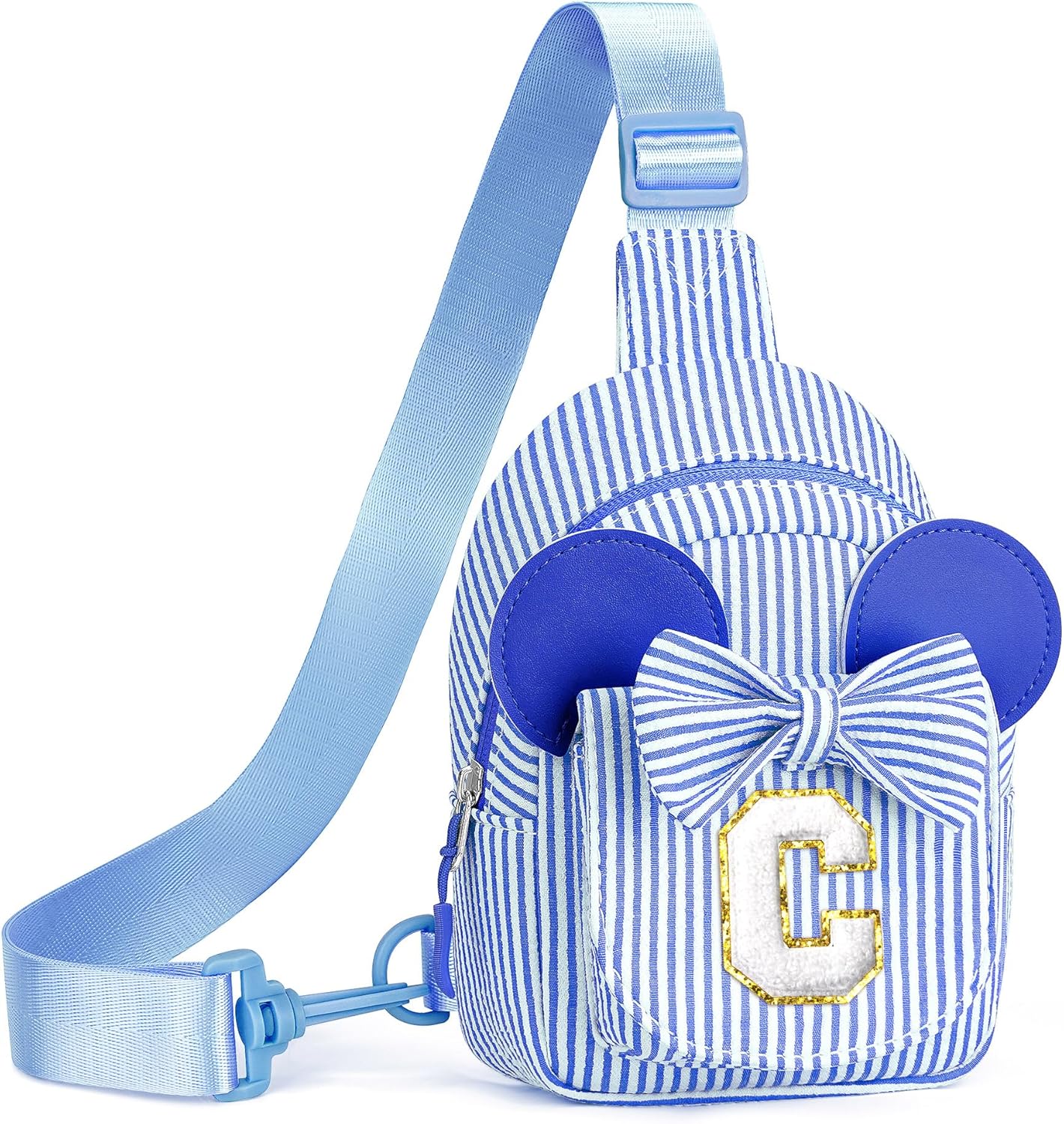 Gifts for Kids, Girls Birthday Gift Trendy Stuff | Blue Sling Bags for Girl Kids Small Cross Body Shoulder Bag Sling Bag Birthday Gifts for Sister Daughter Granddaughter Gift (Blue C)