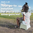 Jool Baby Portable Potty Training Chair with Travel Bag and 30 Liners, Foldable, Indoor/Outdoor Use, Camping (Sage)