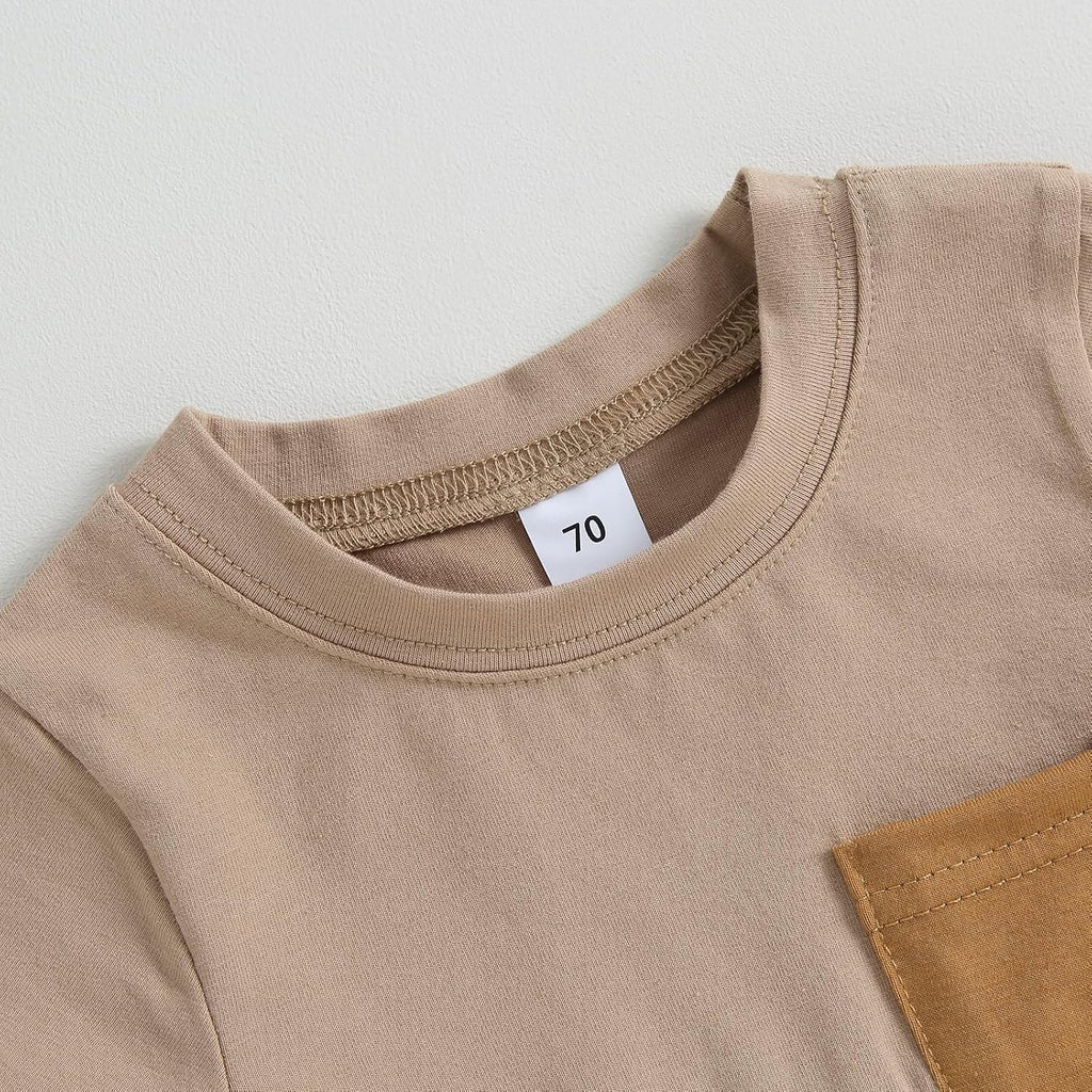 Mubineo Infant Toddler Baby Boy Summer T Shirt Shorts Outfits Short Sleeve Tee Tops Clothes Set