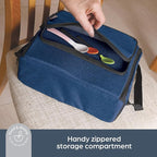 Dreambaby Grab ‘N Go Travel Booster Seat – Portable Toddler High Chair for Dining (6M-5Y) with Storage & Shoulder Strap