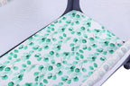Onacosht Pack n Play Sheets 2 Pack for Baby Unisex, Stretchy Jersey Knitted Portable Mini Crib Sheets Playard Mattress Cover for Baby Boys and Girls, Watercolor Green Botanical Leaf