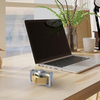 Kinetic Spinning Top Brass, Desk Fidget Toy for Adults, Stress Relief Toy for Office, Gold