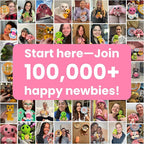 Cookie Box Crochet Kit for Beginners - Learn to Craft Amigurumi Stuffed Animals - Knitting Gift for Kids and Adults - Beginner-Friendly Yarn - Stitch-by-Stitch Video Tutorial - Bunny Lola