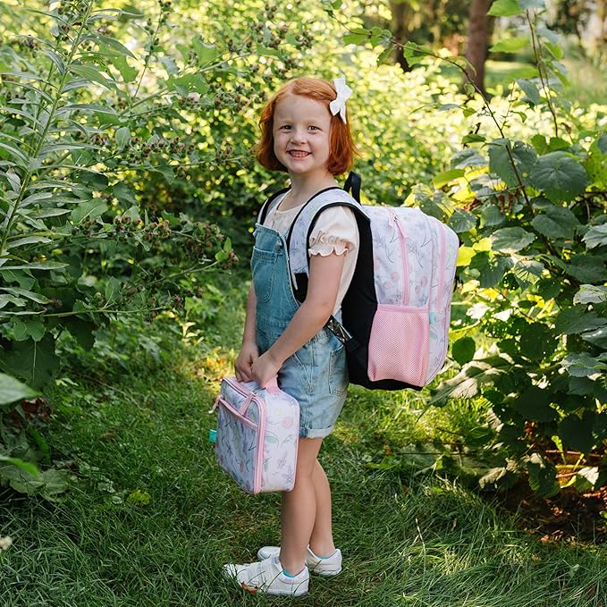 Wildkin JumpOff Jo 15-inch Kids Backpack – Durable, Adjustable, Ideal for School - Fairy Blossom