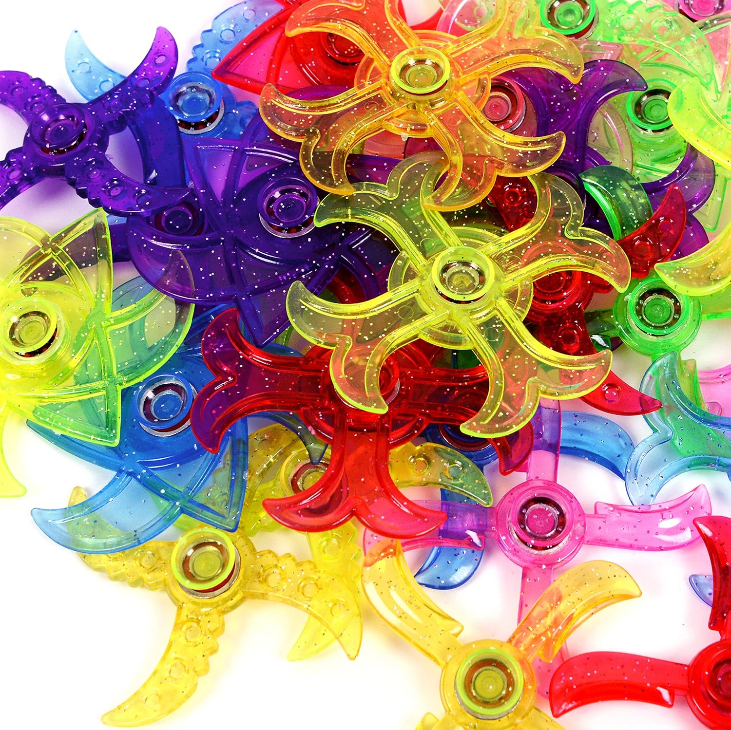 28-Pack Party Fidget Gyro Set,Mini Plastic Finger Gyro,Fidget Toys Party Pack for Classroom Rewards,Birthday Party Favors,Goodie Bag Fillers