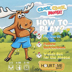 Hour Time Games Cluck Cluck Moose – Hilarious Animal-Themed Card Game for a Fun Family Game Night, Family Games for Kids & Families, Reunion Gift Ideas, Fun Stuff for Reunions & Ideal Gifts for Ages 4