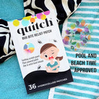 Quitch Mosquito Bite Itch Relief Patch, After Bite Insect Bite Treatment, Anti Itch Cream Alternative, Insect Bite Relief, Cruise, Travel and Camping Essential for Kids