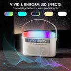 Karaoke Machine,Karaoke Machine with Lyrics Display,Portable Bluetooth 5.3 Karaoke Speaker with Upgraded Dual Speakers for Kids and Adults,with White Noise and Night Light Function