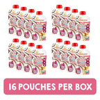 HAPPYTOT Organics Stage 4 Baby Food Pouches, Gluten Free, Vegan & Dairy Free Snack, Super Morning Fruit & Oat Blend, Bananas, Dragon Fruit, Coconutmilk, Oats & Chia, 4 Oz (Pack of 16)