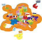 Imagimake Mapology World Map Puzzle - Includes Country Flags & Capitals | Fun Jigsaw Puzzle Kids Ages 5-8 | Educational Toys for Ages 8-13 | Geography Gifts for Girls & Boys 5, 6, 7, 8, 9, 10, 11, 12