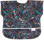 Bumkins Bibs - Toddler Bibs, Waterproof, Large for 1-3 Years, Short Sleeve