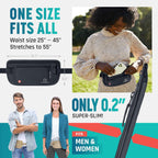 Hidden Money Belt for Travel for Men, Waist Wallet Anti Theft, RFID Passport Holder For Travel Men Or Women, Money Pouch, RFID Passport Holder