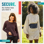 Hidden Money Belt for Travel for Men, Waist Wallet Anti Theft, RFID Passport Holder For Travel Men Or Women, Money Pouch, RFID Passport Holder