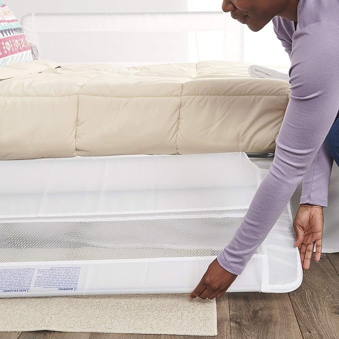 Regalo Swing Down Double Sided Bed Rail Guard, with Reinforced Anchor Safety System(Pack of 2)