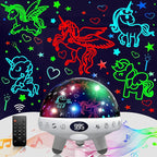 YACHANCE Unicorn Gifts Toys for 1-12 Year Old Girls.Unicorn Night Light Projector for Girls.Kids White Noise Machine with Baby Night Light.Unicorn Bedroom Decor for Girls.Sound Machine with 29 Sounds