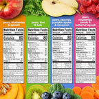 Happy Tot Organics Super Morning Variety Pack, 4 Ounce Pouch (Pack of 16) & Stage 4 Fiber & Protein 4 Flavor Variety Pack (Pack of 16)