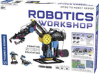 Thames & Kosmos Robotics Workshop Model Building & Science Experiment Kit | Build & Program 10 Robots with Ultrasonic Sensors | Program & Control with App for iOS & Android