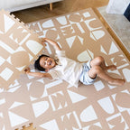 Lillefolk Baby Play Mat for Floor – 6x8ft Terracotta | Soft Non Toxic Premium EVA Foam Tiles for Tummy Time, Crawling & Playroom – Waterproof Interlocking Floor Mat for Babies & Toddlers (12 Tiles)