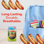 BioSwiss Bandages, Hot Dog Shaped Self Adhesive Bandage, Latex Free Sterile Wound Care, Fun First Aid Kit Supplies for Kids, 24 Count