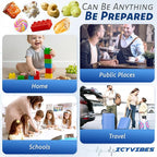 Premium Choking Rescue Device for Kids and Adults – Portable Suction Tool Airway Clear Travel & Home Safety Kit for Emergency Use Includes 3 Sizes for Baby Essential First Aid Anti