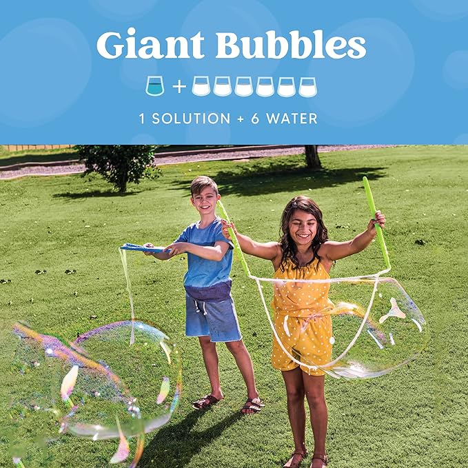 JOYIN 32 oz Concentrated Bubble Solution (Green) for Kids, Boys and Girls Summer Game, Party Favors, Summer Outdoor Fun, Pretend-Play Toys, Educational Toys, and School Classroom Prizes