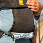 LÍLLÉbaby Complete All Seasons Ergonomic 6-in-1 Baby Carrier Newborn to Toddler - with Lumbar Support - for Children 7-45 Pounds - 360 Degree Baby Wearing - Inward & Outward Facing - Tiled Bluestone