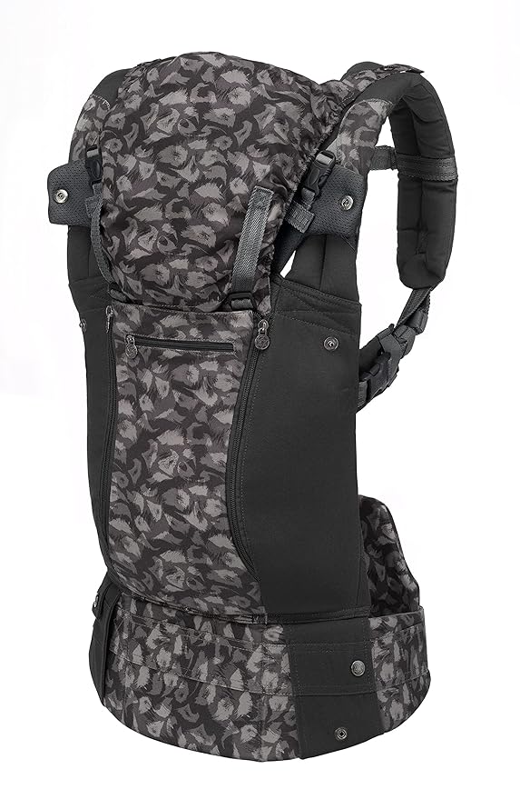 LÍLLÉbaby Complete All Seasons Ergonomic 6-in-1 Baby Carrier Newborn to Toddler - with Lumbar Support - for Children 7-45 Pounds - 360 Degree Baby Wearing - Inward & Outward Facing - Twilight Leopard