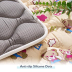 High-Density Foam Baby Play Mat, 47x47 Inches Thicken One-Piece Comfortable and Soft Playmat, Non Slip Machine Washable Floor Mat for Infants, Tapete para Bebes,Toddlers