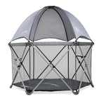 Baby Delight Go with Me Eclipse Deluxe Portable Playard | Playpen | Sun Canopy | Indoor and Outdoor | Ultra Padded Nylon Floor | Elephant Grey