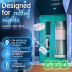 Set of 3 – Baby Night Bottle with Bottle Warmer – Baby Bottle with Integrated Formula Dispenser in The Bottle for Stress-Free Night Feedings (3 Bottles per Night)