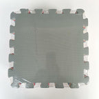 qqpp EVA Rubber 18 Tiles Interlocking Puzzle Foam Floor Mats - Baby Play Mat for Playing | Exercise Mat for Home Workout. Pink. QC-Cb18N